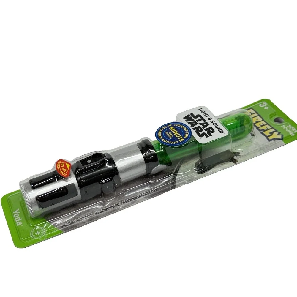 Firefly Kids Soft Toothbrush, Star Wars Lightsaber, Green Yoda Light & Sounds‎